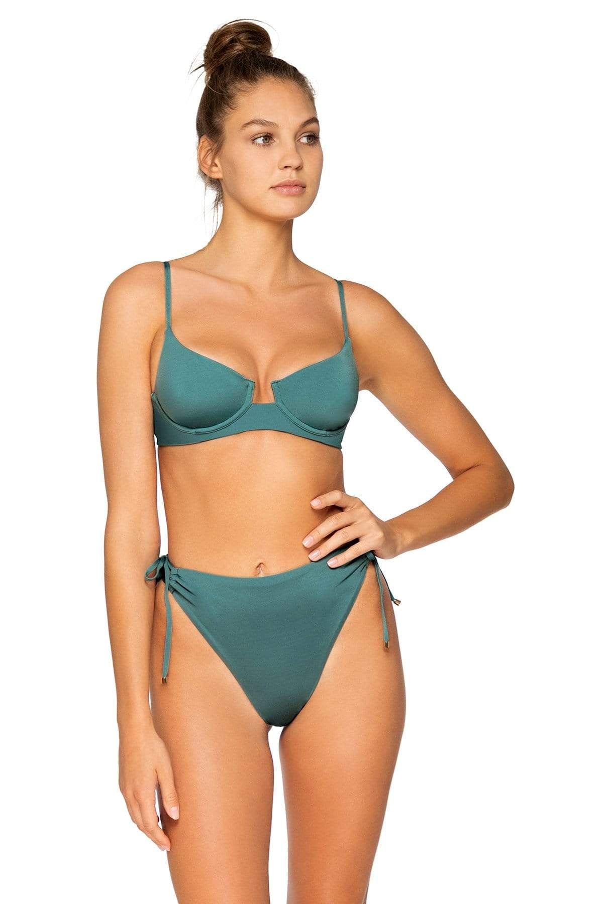 Bestswimwear - B Swim Dark Sage Mykonos Hi-Waist