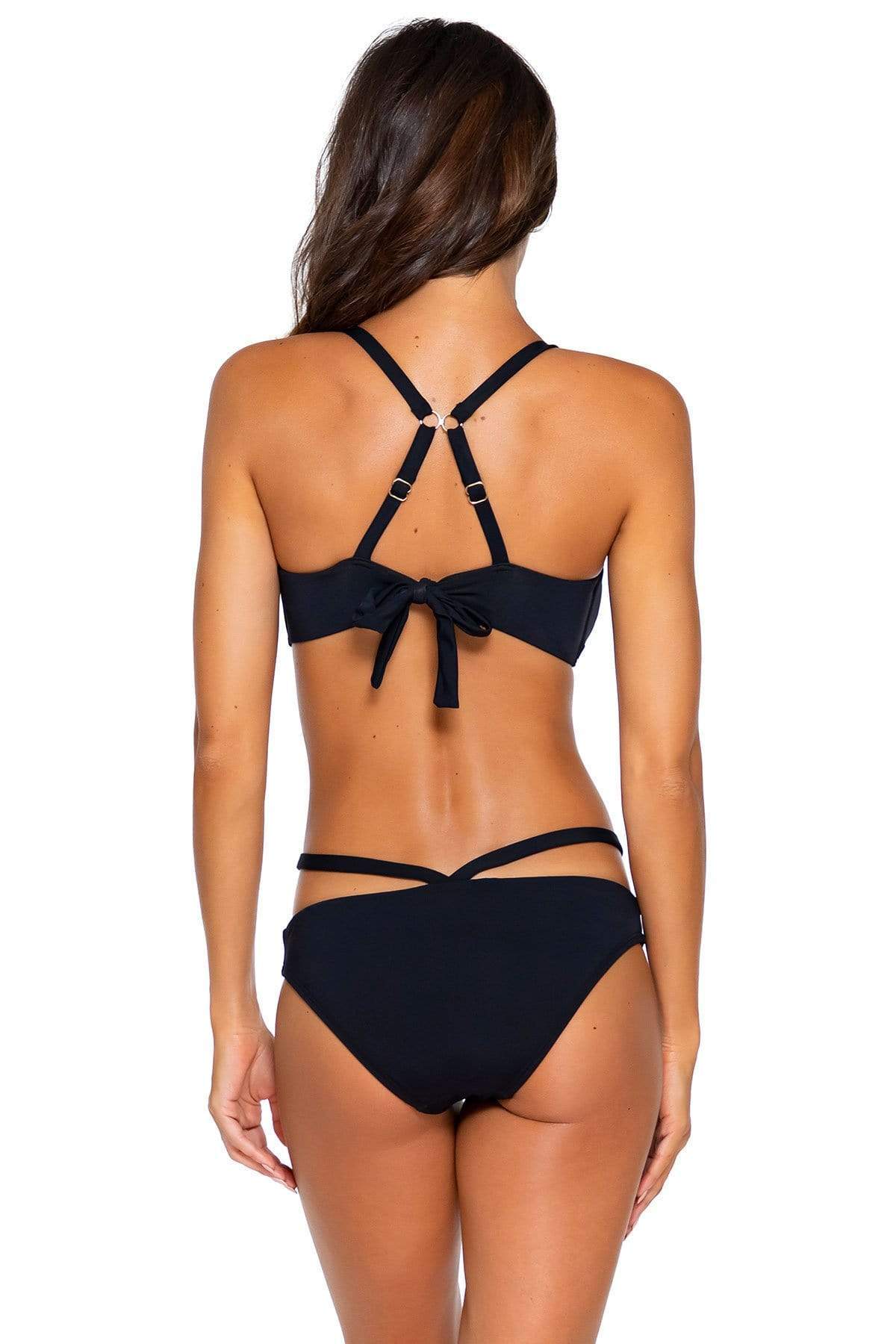 Bestswimwear - Sunsets Black Olivia Tie Back