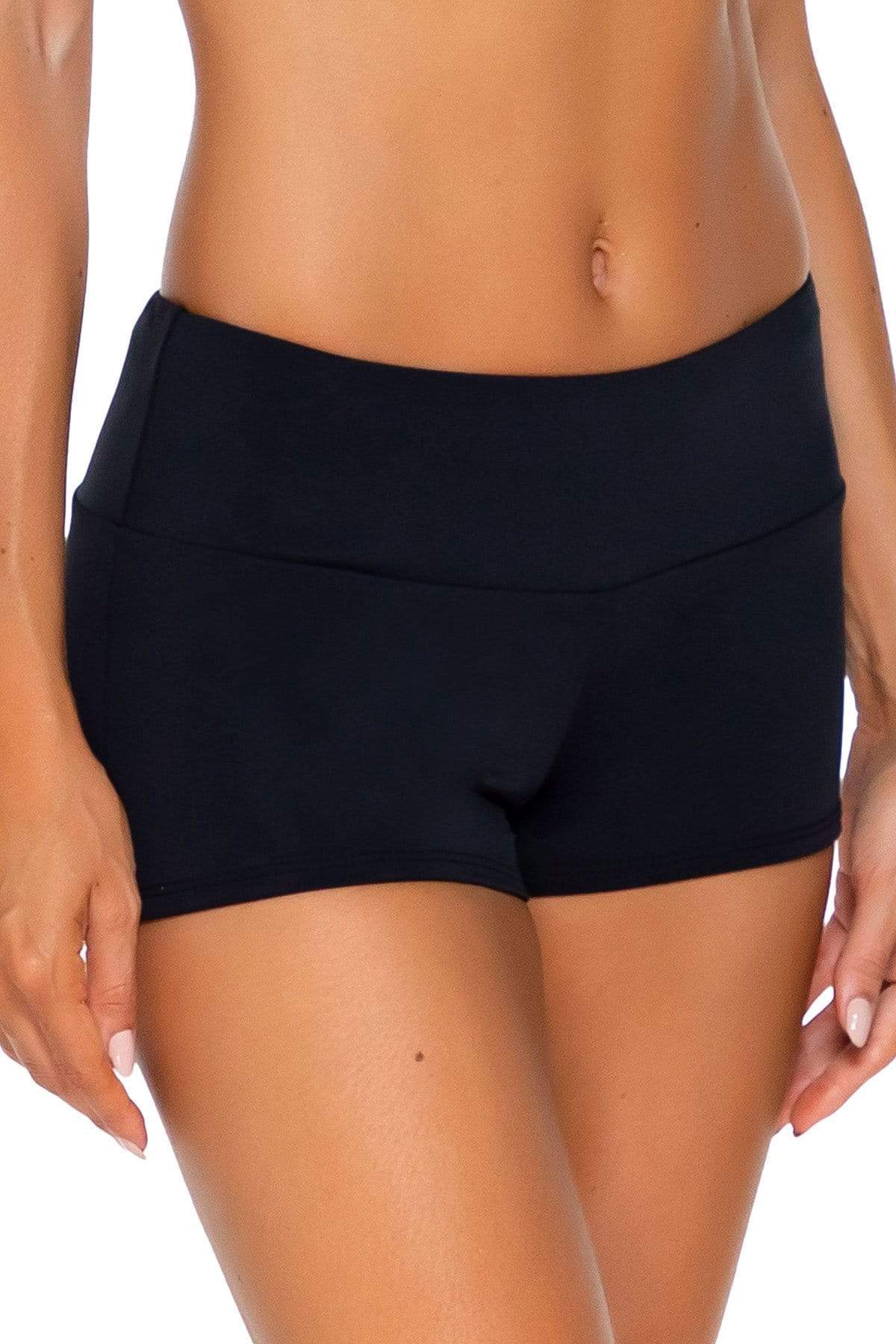 Bestswimwear - Sunsets Black Seascape Swim Short