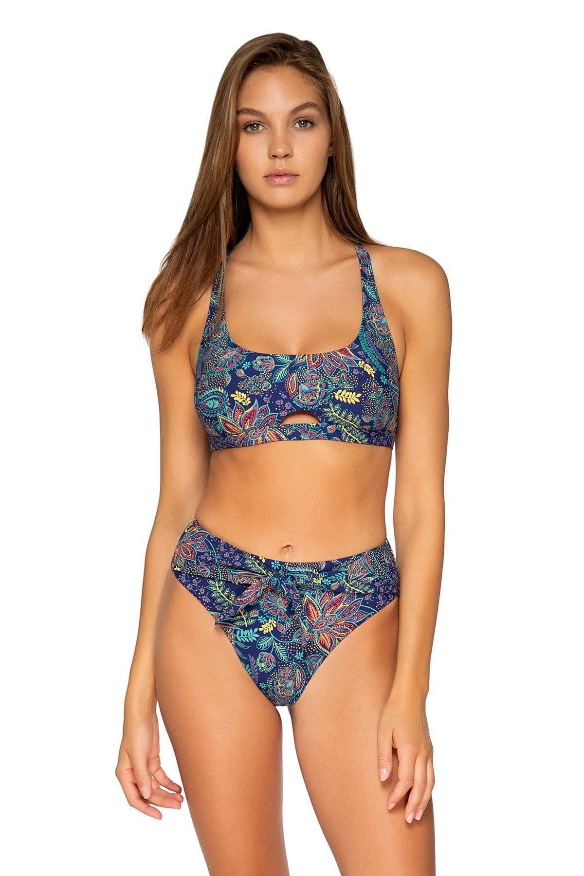 Bestswimwear - Sunsets Dreamscape Tessa Tie High Rise