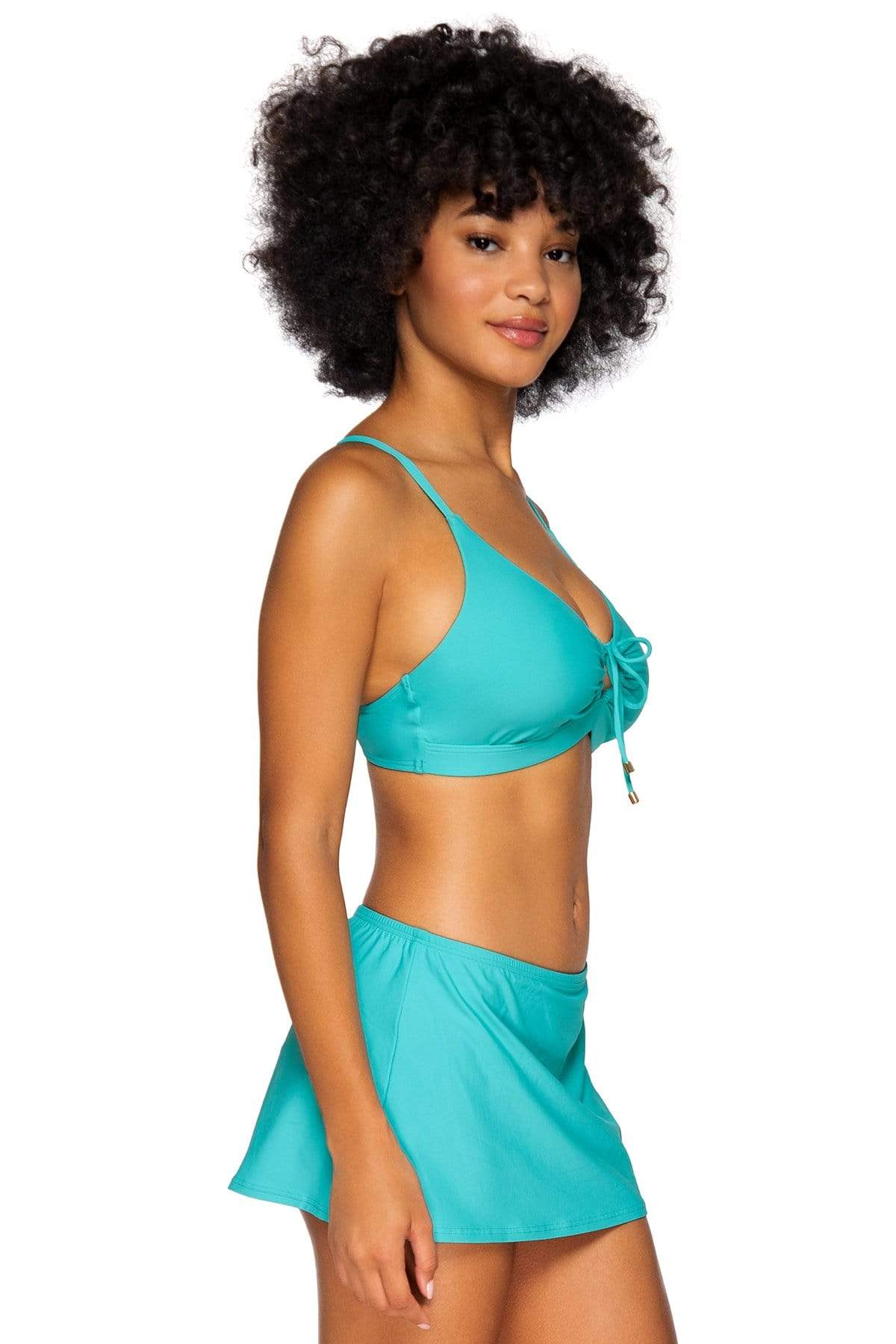 Bestswimwear -  Sunsets Seaside Aqua Kokomo Swim Skirt