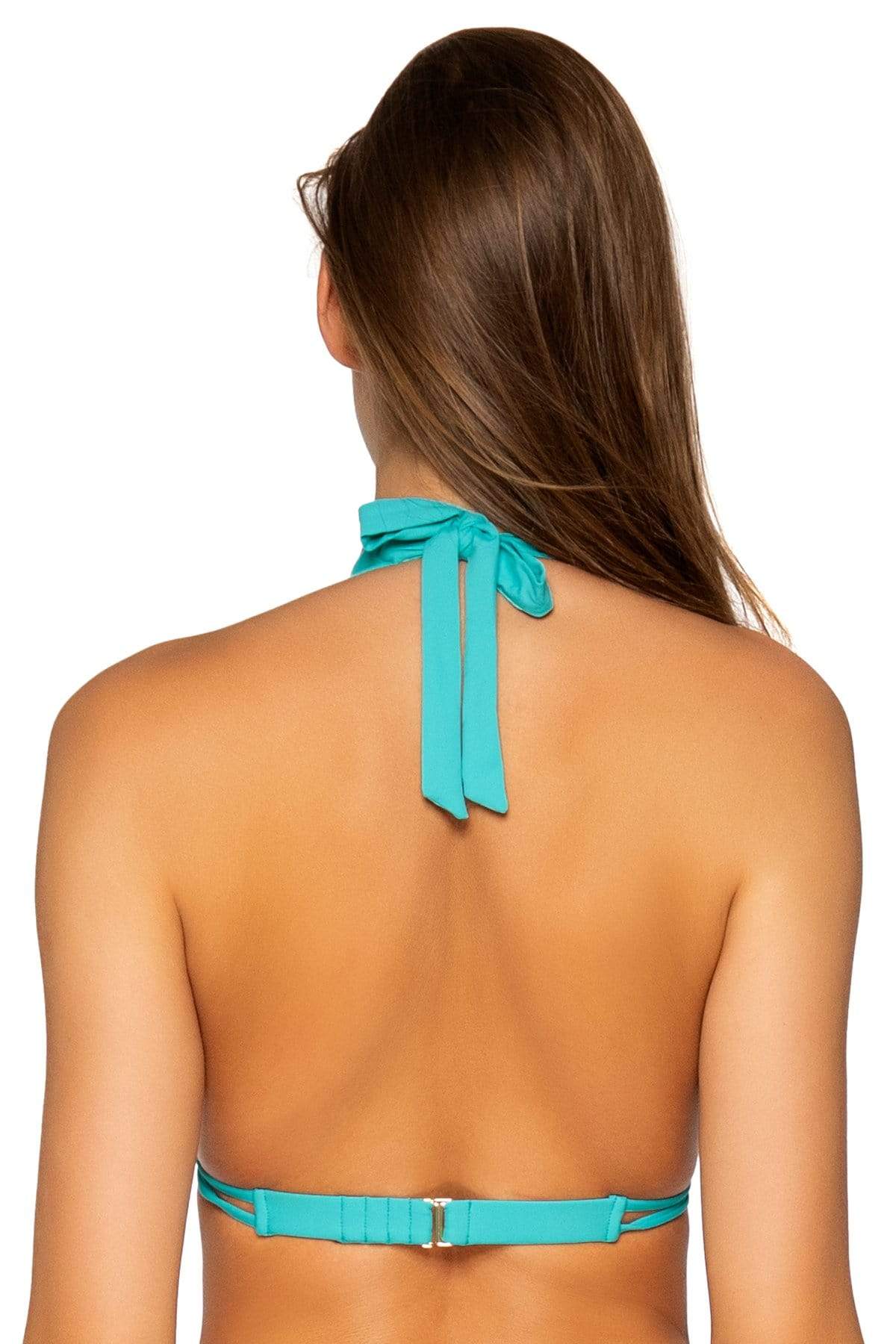 Bestswimwear - Sunsets Seaside Aqua Marilyn Halter