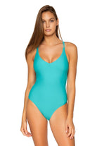 Bestswimwear -  Sunsets Seaside Aqua Veronica One Piece