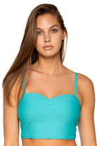 Bestswimwear -  Sunsets Seaside Aqua Waverly Bandeau