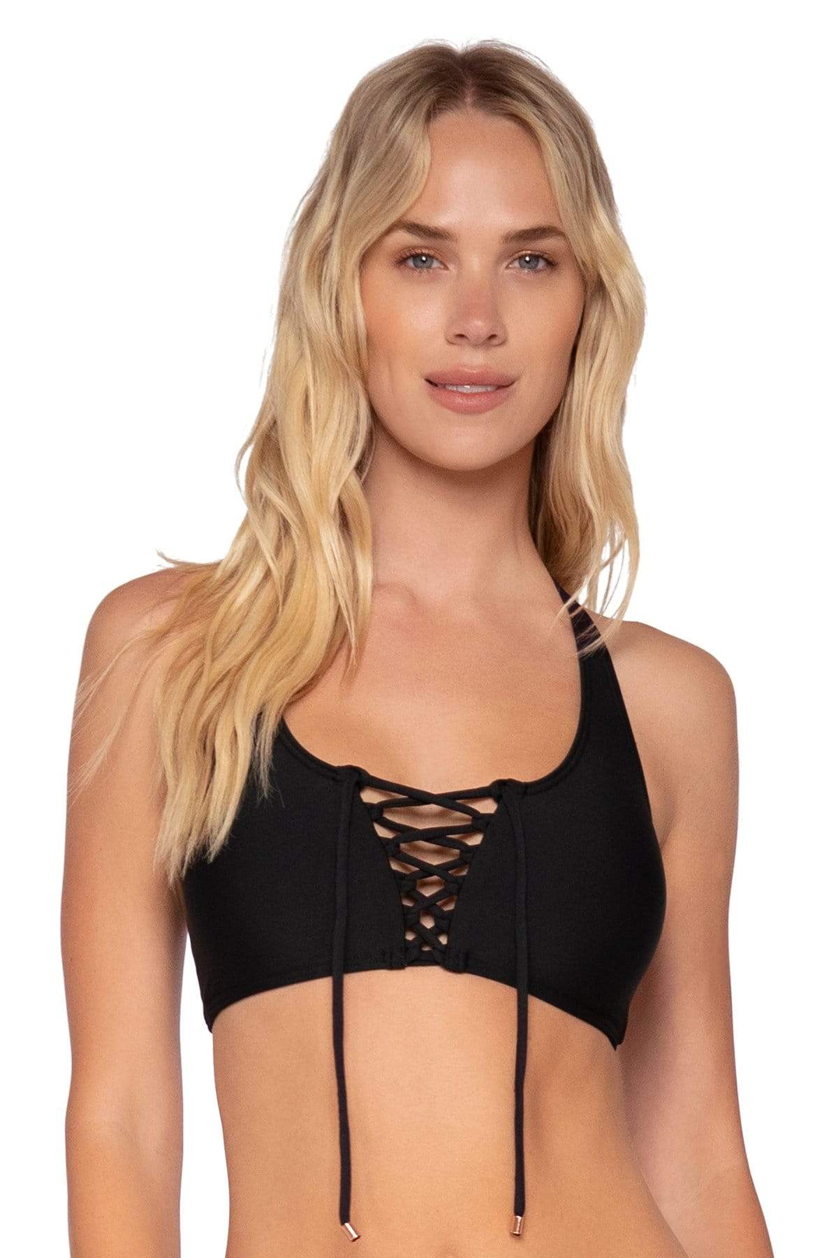 Bestswimwear - Swim Systems Black Ahoy Halter