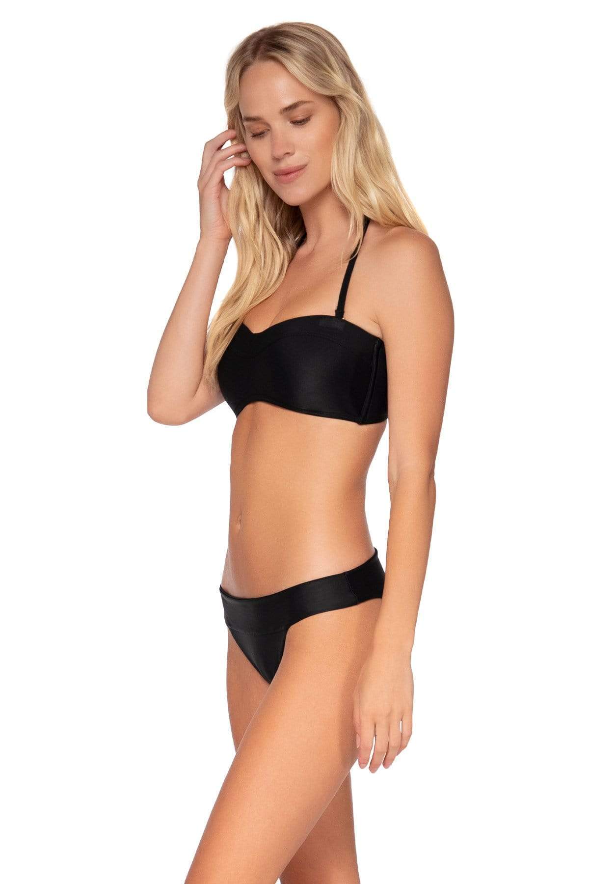 Bestswimwear - Swim Systems Black Bliss Banded Bottom