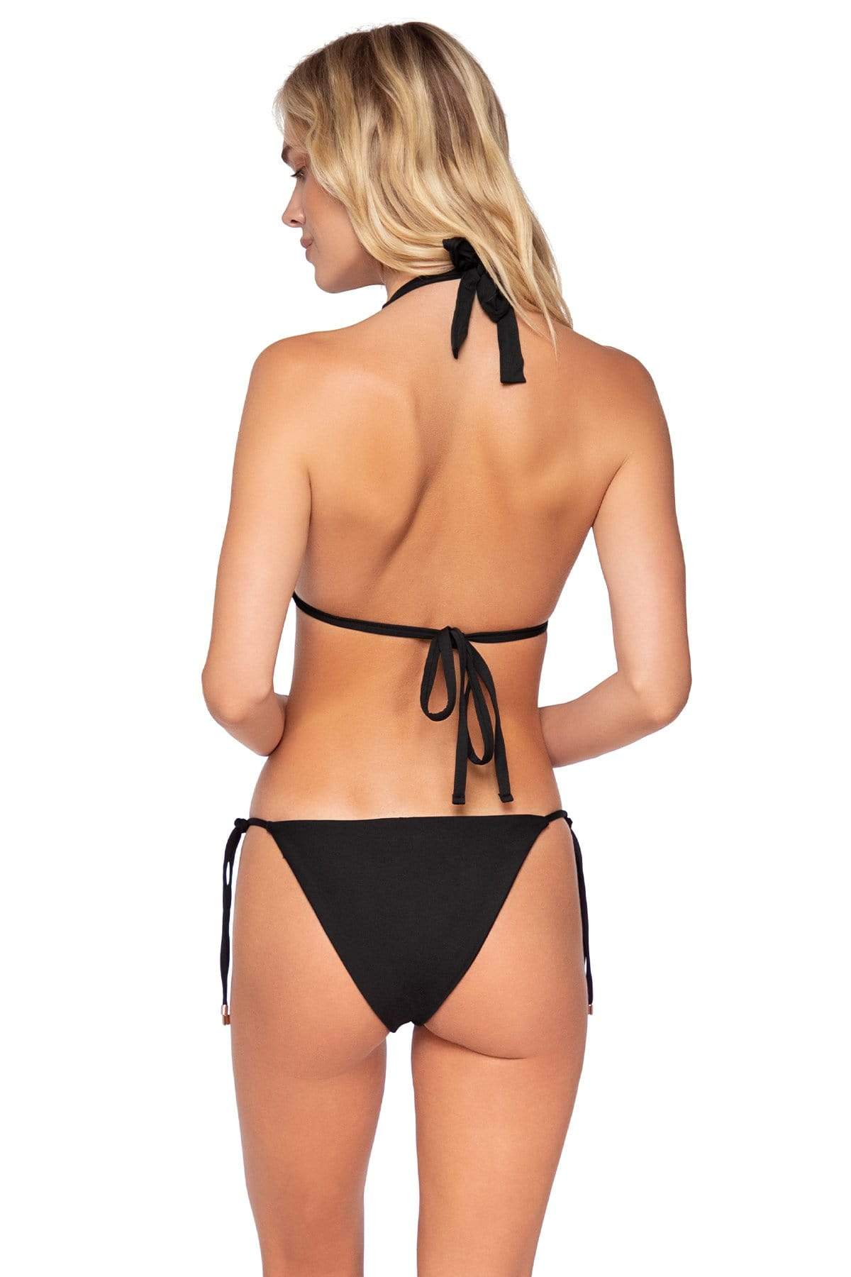Bestswimwear -  Swim Systems Black  Holly Tie Side