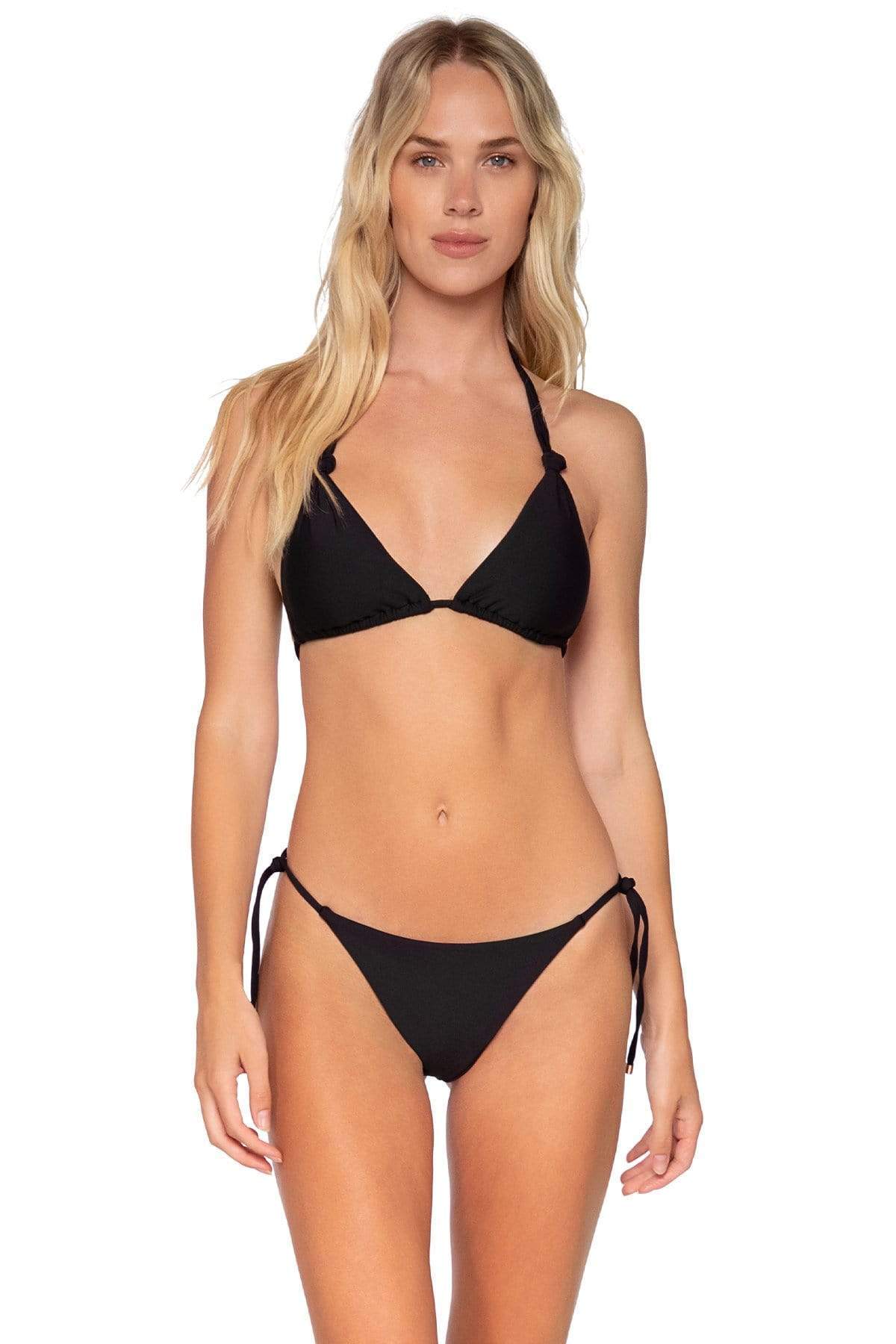 Bestswimwear -  Swim Systems Black  Holly Tie Side