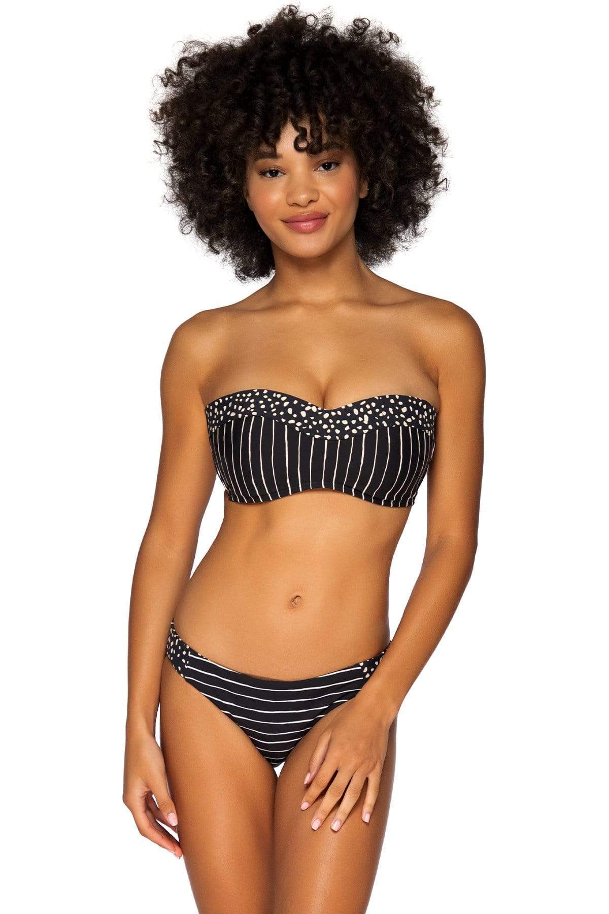 Bestswimwear -  Swim Systems Black Sand Bridget Bandeau