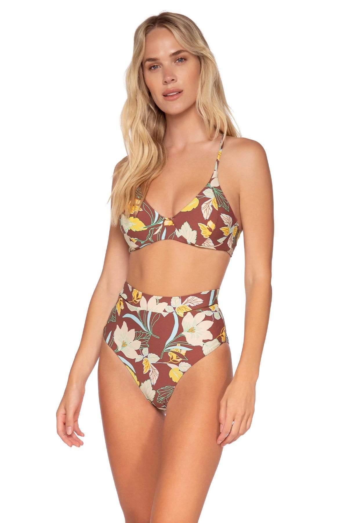 Bestswimwear -  Swim Systems Desert Blooms Cora Tie Back