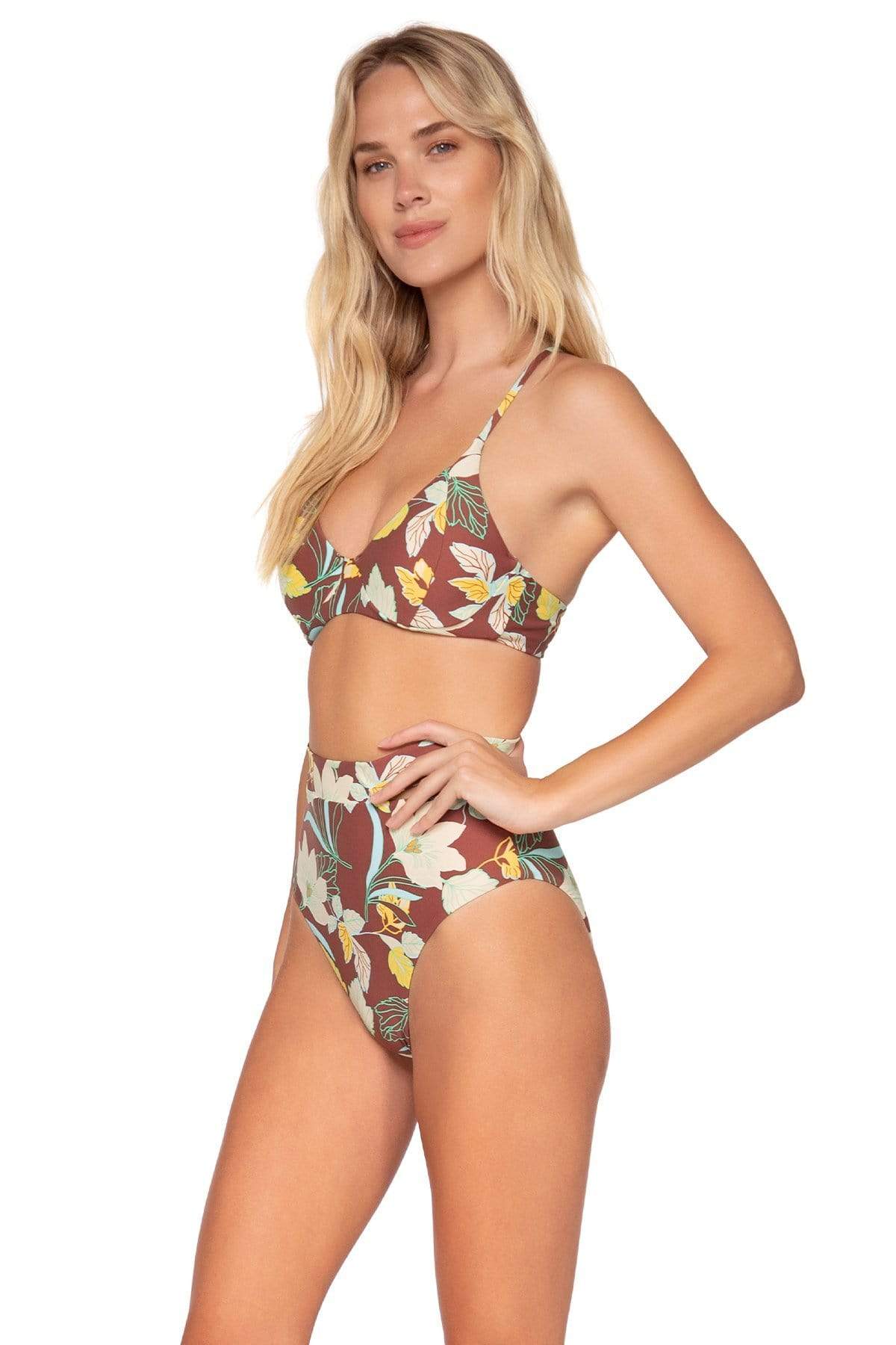 Bestswimwear -  Swim Systems Desert Blooms Cora Tie Back