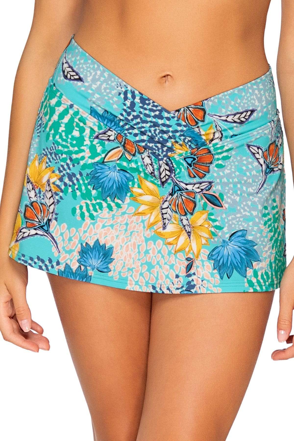 Bestswimwear -  Sunsets Aqua Reef Summer Lovin Swim Skirt
