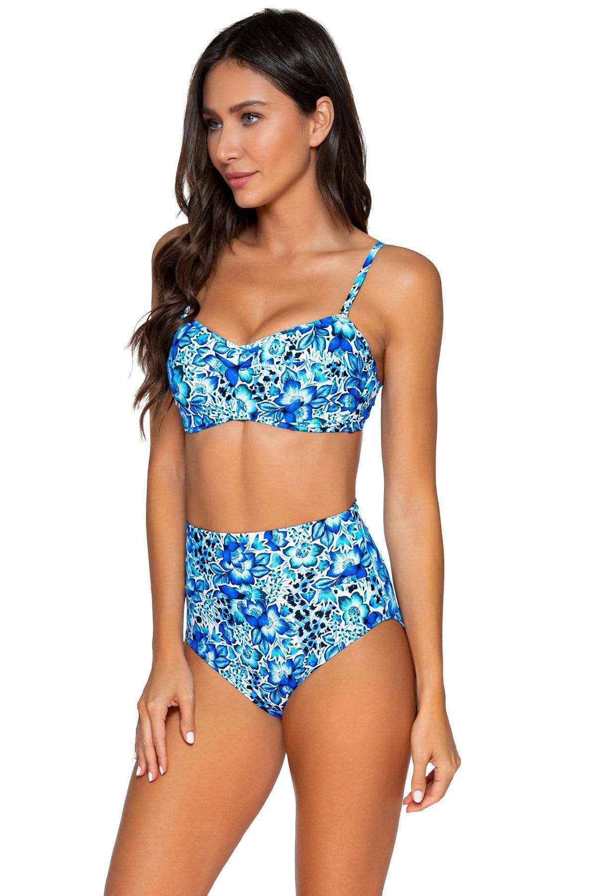 Bestswimwear -  Sunsets Bay Blues Iconic Twist Bandeau