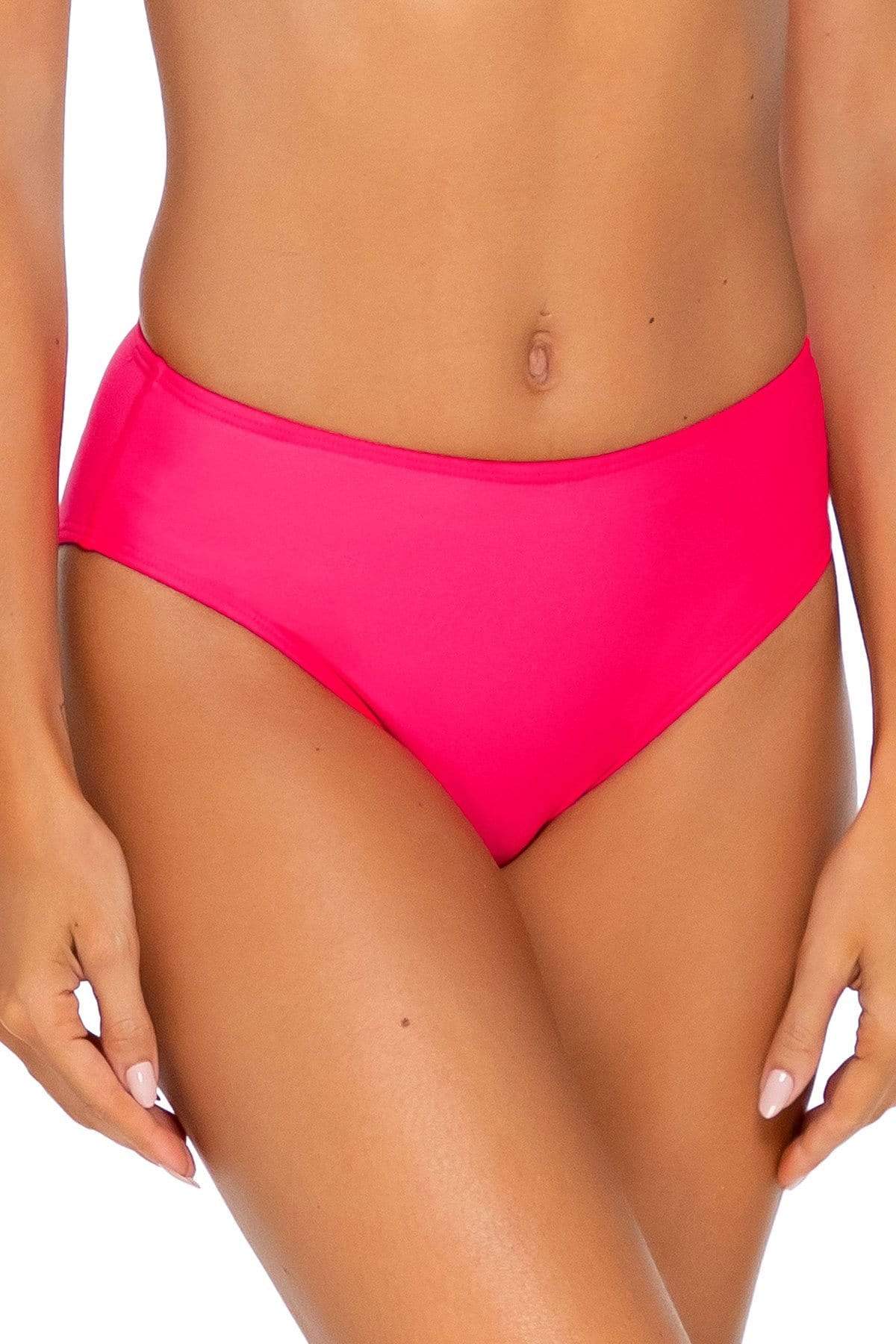 Bestswimwear -  Sunsets Hot Pink Basic Bottom