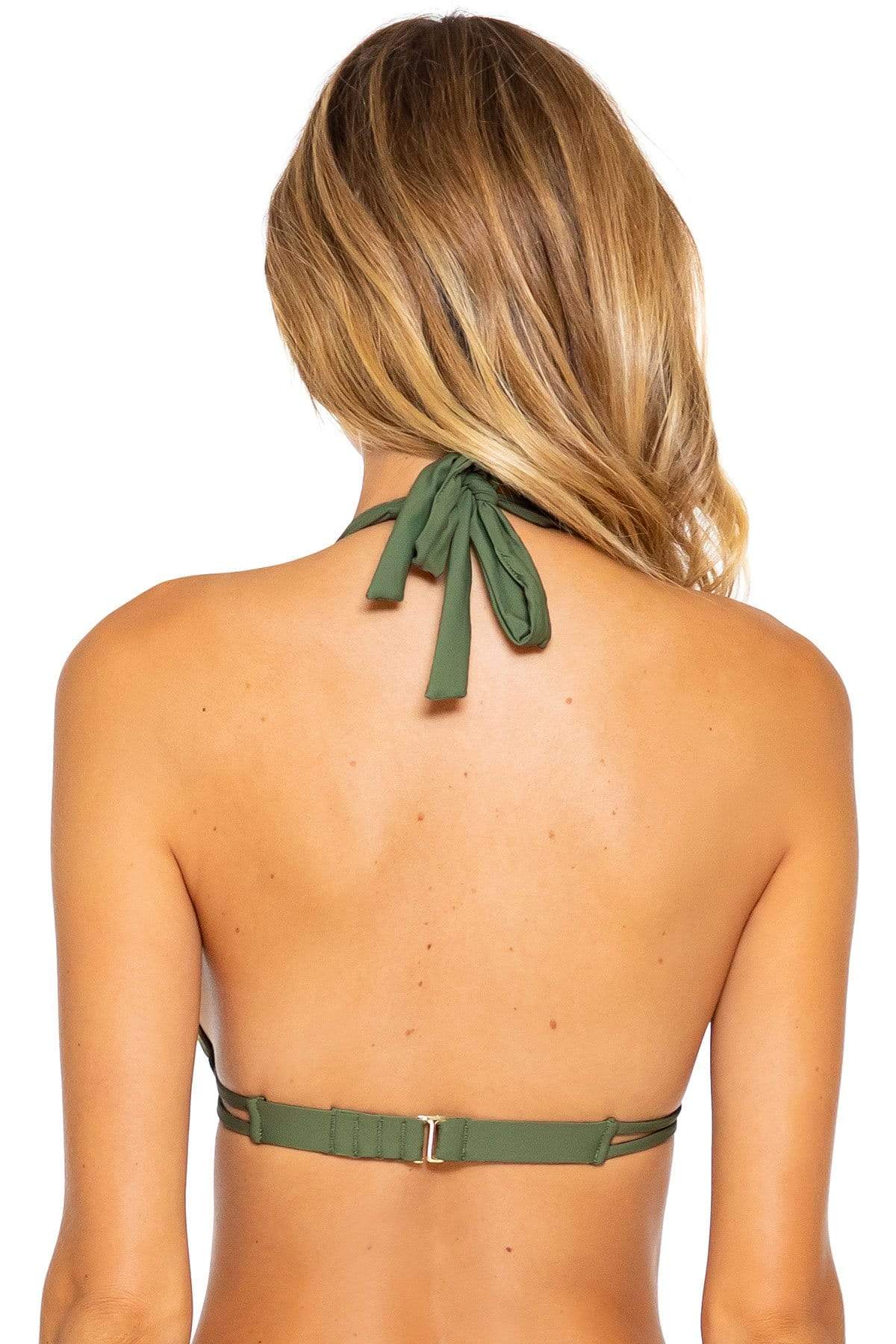 Bestswimwear -  Sunsets Olive Marilyn Halter