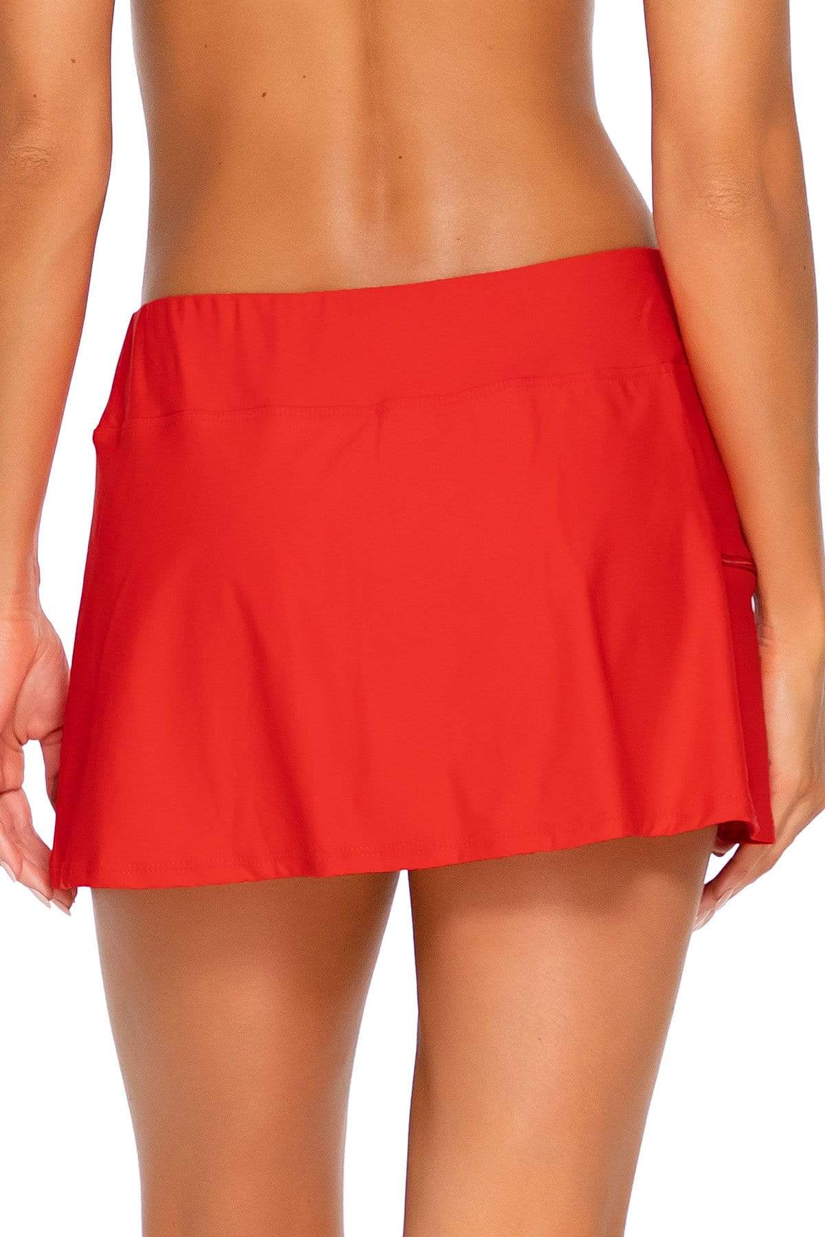 Bestswimwear -  Sunsets Scarlet Sporty Swim Skirt