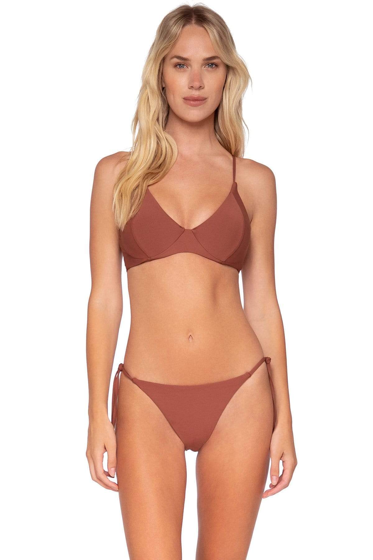 Bestswimwear -  Swim Systems Canyon Clay Holly Tie Side