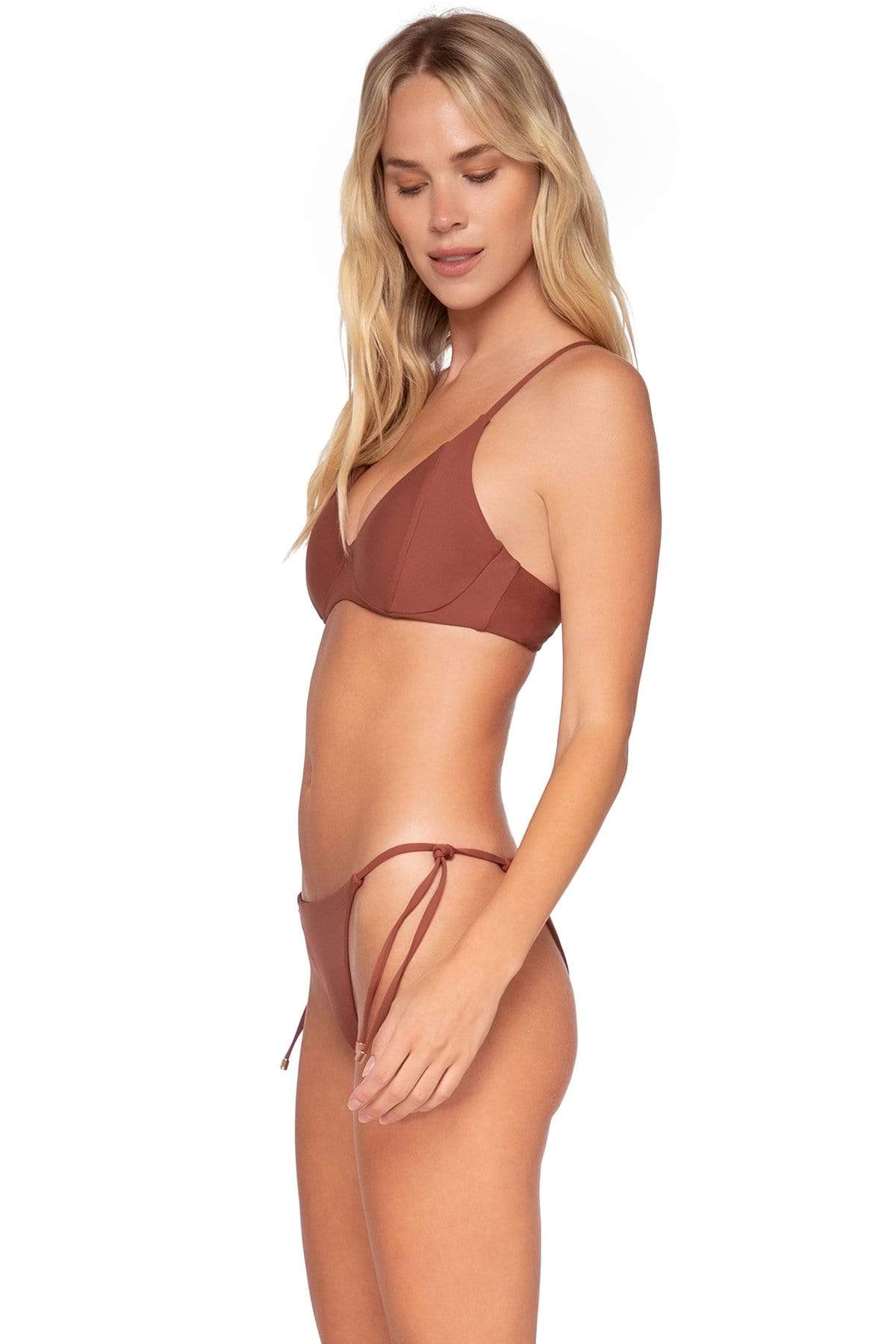 Bestswimwear -  Swim Systems Canyon Clay Holly Tie Side