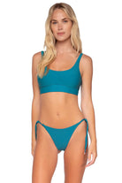 Bestswimwear -  Swim Systems Pacific Blue Holly Tie Side