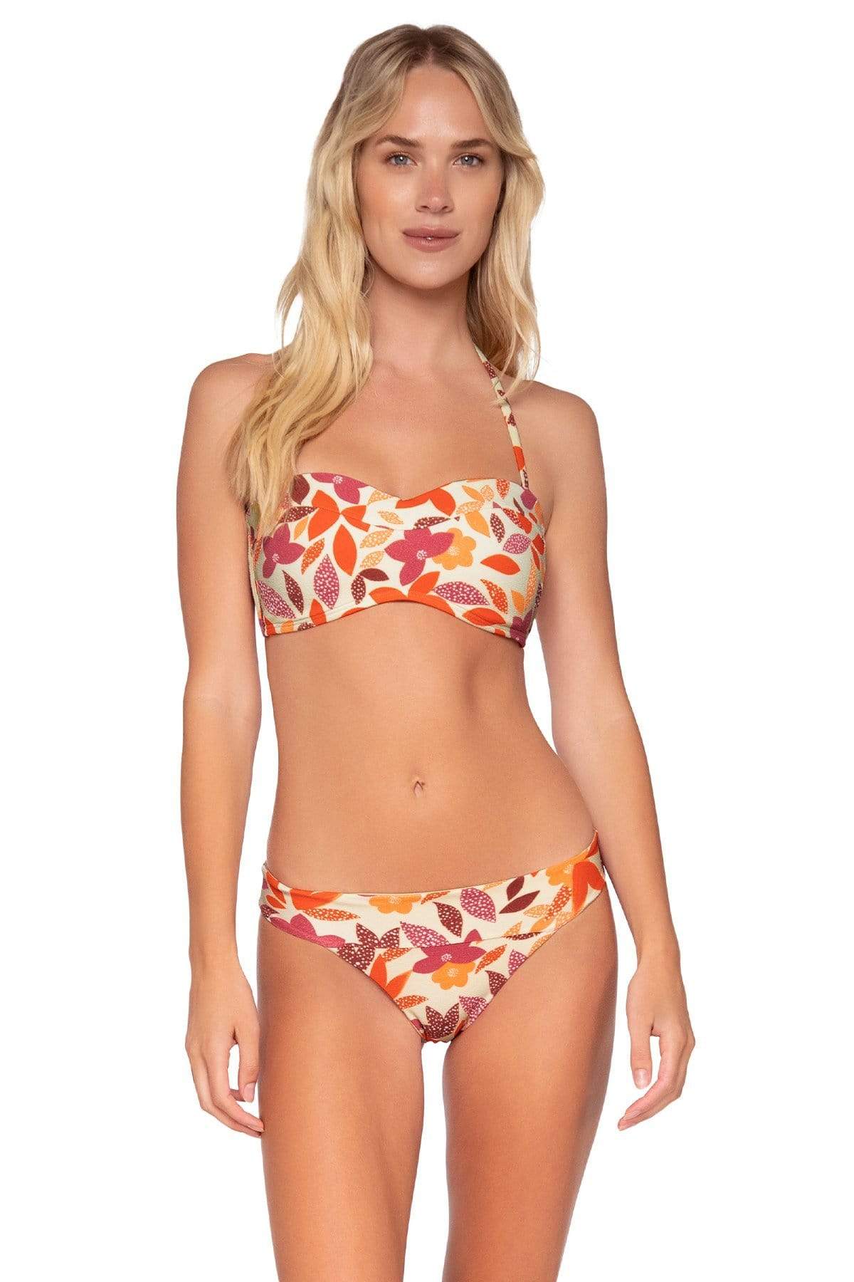 Bestswimwear -  Swim Systems Pressed Petals Bliss Banded Bottom